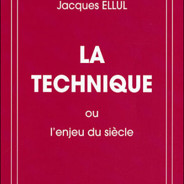 La Technique ou l’enjeu du siècle